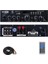 HB-200 Stereo Mixer Amfi 4-8 Ohm 2 Çıkışlı 2X100W Anfi Bluetooth USB 1