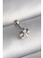 Bfs 316L Çelik Gümüş Renk Zirkon Taşlı Çiçek Model Tragus Piercing 1
