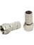 Herz Hrf-03 Rg6/u6 22 mm Siyah Contalı F Konnektör (100'LÜ Poşet) 1