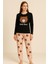 Sude Hello Bear Likralı Gawzera Pijama Takımı 3