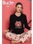 Sude Hello Bear Likralı Gawzera Pijama Takımı 4