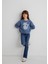 Mavi Kedi Baskılı Mavi Sweatshirt 7S10133-86702 1