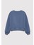 Mavi Kedi Baskılı Mavi Sweatshirt 7S10133-86702 4