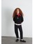 Köpek Nakışlı Siyah Sweatshirt 7S10132-900 1