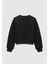 Köpek Nakışlı Siyah Sweatshirt 7S10132-900 4