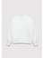 Baskılı Yarı Fermuarlı Ekru Sweatshirt 7S10130-70057 5