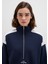 Yarı Fermuarlı Lacivert Sweatshirt 1S10360-32184 7