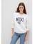 Mavi Kedi Logo Ekru Sweatshirt 1S10460-70057 2