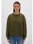 Bisiklet Yaka Haki Sweatshirt 1S10390-71589 3