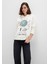 Rick And Morty Baskılı Ekru Sweatshirt 1S10468-80194 3