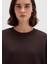 Bisiklet Yaka Kahverengi Sweatshirt 1S10390-70240 5