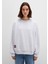 Sırt Baskılı Gri Sweatshirt 1S10364-87033 4