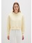 Kapüşonlu Sarı Sweatshirt 1S10386-71187 4