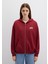 Mavi Logo Baskılı Kapüşonlu Fermuarlı Bordo Sweatshirt 1S10178-85493 3