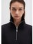Yarı Fermuarlı Siyah Sweatshirt 1S10391-900 4