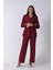 Bordo Önü 4 Düğme Kapamalı Pantolonlu Takım 4592261.04 2