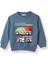 Erkek Bebek Basic Sweatshirt Şardonlu Bisiklet Yaka Uzun Kol 1