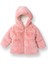Kız Bebek Mont Peluş Fermuarlı Uzun Kol 1