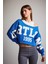 Kayık Yaka Baskılı Sweatshirt G3329AX25WN 4