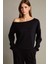 Kayık Yaka Modal Sweatshirt G2914AX25AU 3