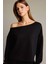 Kayık Yaka Modal Sweatshirt G2914AX25AU 4