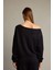Kayık Yaka Modal Sweatshirt G2914AX25AU 6