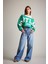 Kayık Yaka Baskılı Sweatshirt G3329AX25WN 2