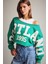 Kayık Yaka Baskılı Sweatshirt G3329AX25WN 4