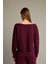Kayık Yaka Modal Sweatshirt G2914AX25AU 6