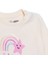 Kız Bebek Kadife Pijama Takımı Kadife Bisiklet Yaka Ribanalı Paça 3