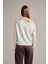 Kayık Yaka Modal Sweatshirt G2914AX25AU 6