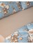 Cozy Rose Pamuk Polyester Çift Kişilik Uyku Seti 195X215 cm Mavi-Kahve 3