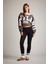 Kayık Yaka Baskılı Sweatshirt G3329AX25WN 2
