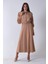 Bej Beli Lastikli Cepli Ceket ve Etek Ikili Takım 4595053.55 1