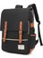 Erkek Moda Modo Mochila Escolar Feminina Erkek Okul Çantası Seyahat Su Geçirmez Torba 3T52 Renk: Siyah (Usb)/boyut: 16 Inç (Yurt Dışından) 1