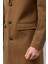 Visconti Kaşe Kumaş Fileto Cepli Uzun Erkek Kaban - Camel 3