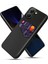 Xiaomi Poco X7 Pro 5g Pu Deri Kumaş Dokulu Sert Pc Telefon Kılıfı ve Kart Tutucu (Yurt Dışından) 1