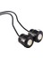 8pcs LED Kartal Göz Yedekleme Lambası Sis Sürüş Lambası Araba Motosiklet Beyaz Işık 9W Siyah (Yurt Dışından) 5