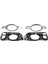 1set Ön Tampon Sis Izgarası Izgara ile Mercedes Için Krom Döşeme ile Benz W204 C250 C300 C350 204852423 2048852523 (Yurt Dışından) 2