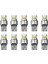 10X T20 7440 W21W LED Canbus Ters Işıkları W21/5W 7443 LED Ampul Fren Sinyal Işıkları 6500K Süper Parlak Kuyruk Lambası (Yurt Dışından) 1