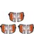 3x Araç Köşesi Işık Ön Turn Sinyal Gösterge Lambası Mercedes Benz E Sınıfı W124 1985-1996 1248261243 1248261143 (Yurt Dışından) 5