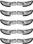 10 Adet Yan Ayna Göstergesi Dönüş Sinyali Işık Lambası Toyota Için Uyum Camry Avalon Corolla Prius C 81730-02140 (Yurt Dışından) 1