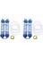 4pcs T33 Kartuş Muhafazası Dıy T33 Kabuk Filtre Şişesi 8 Pcs Ters Ozmoz Sistemi Için Su Arıtıcı (Yurt Dışından) 1