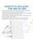100 Adet Tek Kullanımlık Evrensel Yedek Filtreler Pamuk Filtresi Uyku Huni Için Resmed Airsense 10 AIRCURVE10 S9 Cpap (Yurt Dışından) 4
