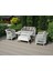 Tire Rattan 2+1+1+Masa Bahçe Takımı,kayrak Gri 7