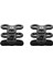 2x Top Kelepçesi 3 Delikler Dalış Işıkları Kol Top Kelebek Klipsli Montaj Braketi Hareket Kamera El Feneri Tripod, Siyah (Yurt Dışından) 1