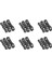 6x Tripod Kelebek Klip Kelepçesi 1inch Ball Ortak Kol 1/4 3/8 Gopro Kameralar Için Montaj Sualtı Dalış Işıkları Torçu (Yurt Dışından) 1