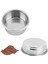 51MM Kahve Filtre Sepeti, 51MM 2 Su Bardağı Filtresi ve 1 Su Bardağı Dipsiz Portafilter, 2pcs Paslanmaz Çelik Kahve Filtre Sepeti (Yurt Dışından) 1