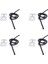 4x Tüplü Dalış Ss Plaka Kancası Backmount Sidemount Bcd ve Kuru Takım (Yurt Dışından) 1