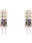 2x G4 LED Spot Ampul Lambası 1.5W 24 Smd 3014 Sıcak Beyaz 12V Dc (Yurt Dışından) 1